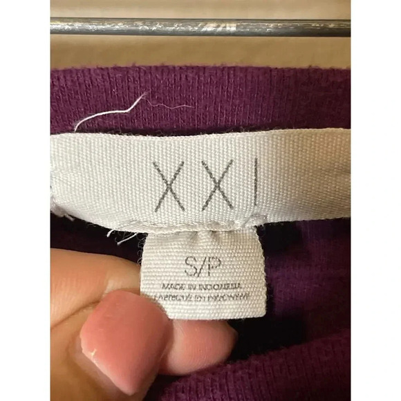 Forever 21 Purple Bodycon Mini Skirt Women's Size Small - Picture 3 of 4